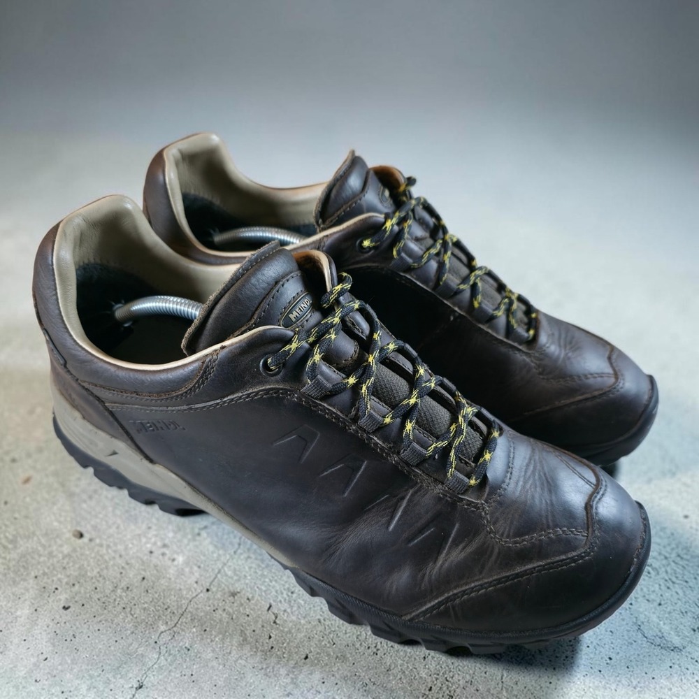 Meindl Pflege II Leather Hiking Shoes Men 13 EE Wide Gore-Tex Made In ITALY